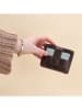 HIDE & STITCHES Leder-Kartenetui "Next Navajo" in Dunkelbraun - (B)10 x (H)8,5 x (T)1 cm
