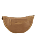HIDE & STITCHES Leder-Brustbeutel in Hellbraun - (B)31 x (H)17 x (T)9 cm