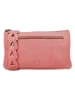 HIDE & STITCHES Leder-Umhängetasche in Rosa - (B)21 x (H)12 x (T)2 cm