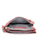 HIDE & STITCHES Leder-Umhängetasche in Rosa - (B)21 x (H)12 x (T)2 cm