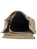 HIDE & STITCHES Leder-Rucksack "Daydreamer" in Beige - (B)25 x (H)32 x (T)12 cm