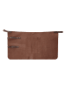HIDE & STITCHES Leder-Grillschürze in Hellbraun