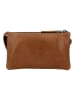 HIDE & STITCHES Leder-Umhängetasche in Hellbraun - (B)20 x (H)12 x (T)4 cm