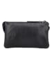HIDE & STITCHES Leder-Umhängetasche in Schwarz - (B)20 x (H)12 x (T)4 cm