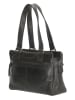 micmacbags Leder-Schultertasche in Schwarz - (B)28 x (H)19 x (T)10 cm