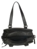 micmacbags Leder-Schultertasche in Schwarz - (B)28 x (H)19 x (T)10 cm