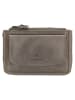 micmacbags Leder-Schlüsseletui in Grau - (B)13 x (H)7 x (T)2 cm