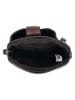 HIDE & STITCHES Leder-Handytasche "Porto" in Dunkelbraun - (B)13 x (H)19 x (T)2 cm