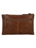 HIDE & STITCHES Leder-Umhängetasche in Braun - (B)24 x (H)15 x (T)5 cm