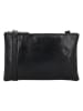 HIDE & STITCHES Leder-Umhängetasche in Schwarz - (B)24 x (H)15 x (T)5 cm