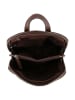 HIDE & STITCHES Rucksack "Westland" in Braun - (B)27 x (H)29 x (T)9,5 cm
