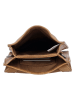 HIDE & STITCHES Leder-Handytasche in Hellbraun - (B)13 x (H)19 x (T)2 cm