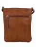 HIDE & STITCHES Leren schoudertas lichtbruin - (B)22 x (H)24 x (D)3 cm