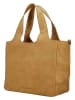 HIDE & STITCHES Leder-Henkeltasche in Hellbraun - (B)34 x (H)28 x (T)15 cm