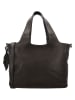 HIDE & STITCHES Leder-Henkeltasche in Braun - (B)34 x (H)28 x (T)15 cm