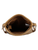 HIDE & STITCHES Leder-Umhängetasche in Hellbraun - (B)22 x (H)24 x (T)3 cm