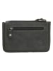 HIDE & STITCHES Leder-Schlüsseletui in Scharz - (B)11,5 x (H)7,5 x (T)1,5 cm