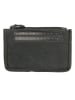 HIDE & STITCHES Leder-Schlüsseletui in Scharz - (B)11,5 x (H)7,5 x (T)1,5 cm