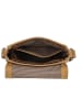 HIDE & STITCHES Leder-Umhängetasche in Hellbraun - (B)21 x (H)22 x (T)6,5 cm