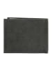 HIDE & STITCHES Leder-Geldbörse in Schwarz - (B)12 x (H)9,5 x (T)2 cm