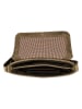 HIDE & STITCHES Leder-Umhängetasche "Idaho" in Khaki - (B)27 x (H)21 x (T)7 cm