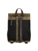 HIDE & STITCHES Leren rugzak kaki - (B)25,5 x (H)32,5 x (D)12 cm