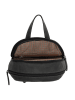 HIDE & STITCHES Leder-Rucksack in Schwarz - (B)20,5 x (H)28,5 x (T)11 cm