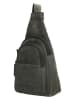 HIDE & STITCHES Leder-Umhängetasche in Schwarz - (B)18 x (H)33 x (T)8,5 cm