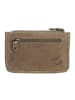 HIDE & STITCHES Leren sleuteletui taupe - (B)11,5 x (H)7,5 x (D)1,5 cm