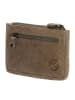 HIDE & STITCHES Leder-Schlüsseletui in Taupe - (B)11,5 x (H)7,5 x (T)1,5 cm