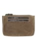 HIDE & STITCHES Leder-Schlüsseletui in Taupe - (B)11,5 x (H)7,5 x (T)1,5 cm