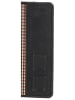 HIDE & STITCHES Leder-Kartenetui in Schwarz - (B)14 x (H)14 x (T)3,5 cm