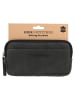 HIDE & STITCHES Leder-Handytasche in Schwarz - (B)17 x (H)9 x (T)2 cm