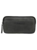 HIDE & STITCHES Leder-Handytasche in Schwarz - (B)17 x (H)9 x (T)2 cm