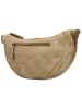 HIDE & STITCHES Leren borstbuidel beige - (B)32 x (H)17 x (D)10 cm