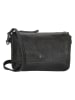 HIDE & STITCHES Leder-Handytasche in Schwarz - (B)18 x (H)11 x (T)5 cm