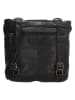 HIDE & STITCHES Leder-Rucksack in Schwarz - (B)26,5 x (H)23 x (T)10 cm
