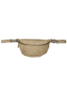 HIDE & STITCHES Leder-Gürteltasche in Beige - (B)22,5 x (H)14 x (T)5,5 cm