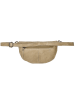 HIDE & STITCHES Leder-Gürteltasche in Beige - (B)22,5 x (H)14 x (T)5,5 cm