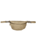 HIDE & STITCHES Leder-Gürteltasche in Beige - (B)22,5 x (H)14 x (T)5,5 cm