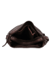 HIDE & STITCHES Leder-Umhängetasche in Braun - (B)34 x (H)25 x (T)10 cm