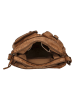 HIDE & STITCHES Leder-Umhängetasche in Hellbraun - (B)34 x (H)25 x (T)10 cm