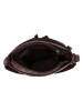 HIDE & STITCHES Leder-Umhängetasche in Braun - (B)20 x (H)22 x (T)3 cm