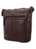 HIDE & STITCHES Leren schoudertas bruin - (B)29 x (H)24 x (D)10 cm