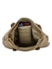 HIDE & STITCHES Leder-Schultertasche in Beige - (B)34 x (H)26 x (T)13 cm