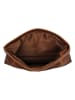 HIDE & STITCHES Leder-Rucksack in Hellbraun - (B)24 x (H)33 x (T)10 cm