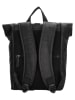 HIDE & STITCHES Leder-Rucksack "Japura" in Schwarz - (B)24 x (H)33 x (T)10 cm