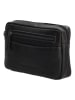 HIDE & STITCHES Leren clutch zwart - (B)22 x (H)14 x (D)4 cm