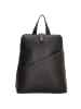 HIDE & STITCHES Leder-Rucksack in Schwarz - (B)24 x (H)29 x (T)10 cm