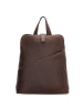 HIDE & STITCHES Leder-Rucksack in Braun - (B)24 x (H)29 x (T)10 cm